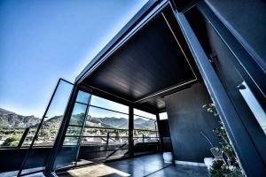Bioklimatik Pergola(Rolling Roof) - Giyotin Cam - Katlanır Cam