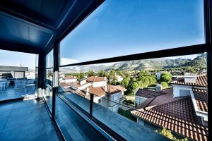 Bioklimatik Pergola(Rolling Roof) - Giyotin Cam - Katlanır Cam