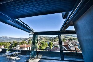 Bioklimatik Pergola(Rolling Roof) - Giyotin Cam - Katlanır Cam