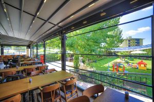 Pergola - Giyotin Cam - Körüklü Tente